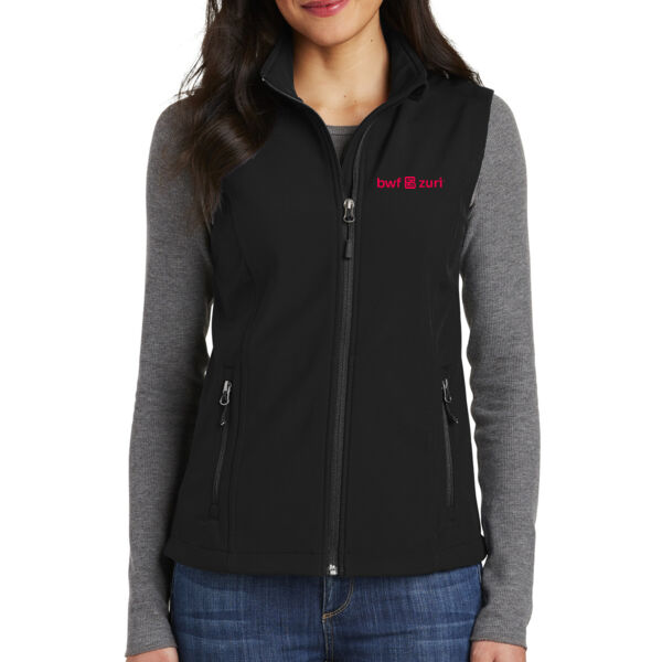 Port Authority Ladies Core Soft Shell Vest - Embroidered Logo Thumbnail