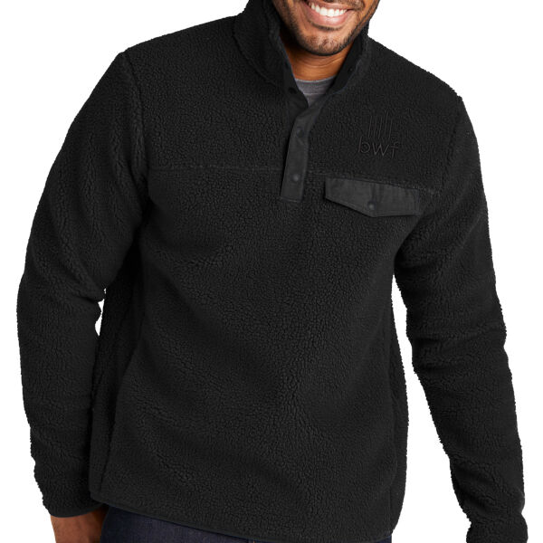 Port Authority® Camp Fleece Snap Pullover - Embroidered Logo Thumbnail