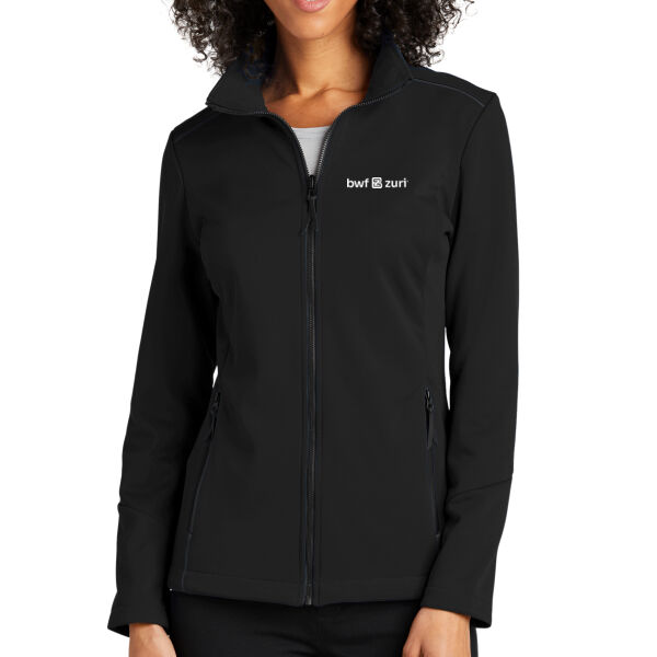 Port Authority® Ladies Collective Tech Soft Shell Jacket - Embroidered Logo Thumbnail