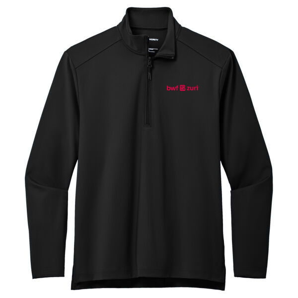Port Authority® C-FREE® Double Knit 1/4-Zip - Embroidered Logo Thumbnail